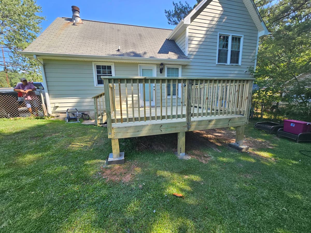 Deck Installation in Decatur, GA by Valen Properties