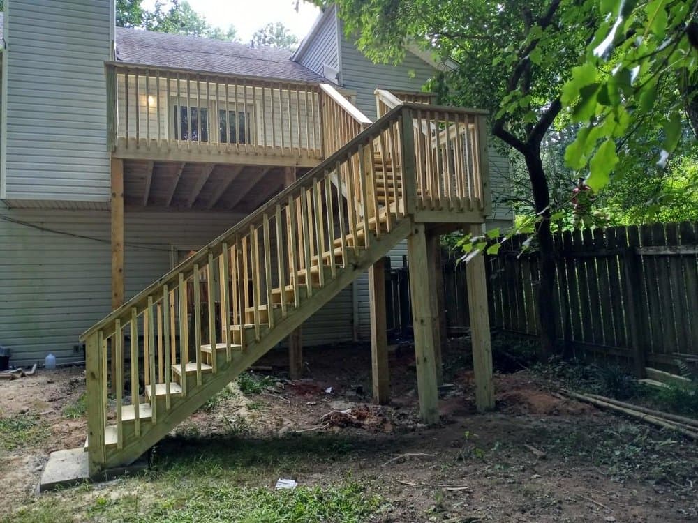 Deck Installation in Smyrna, GA by Valen Properties