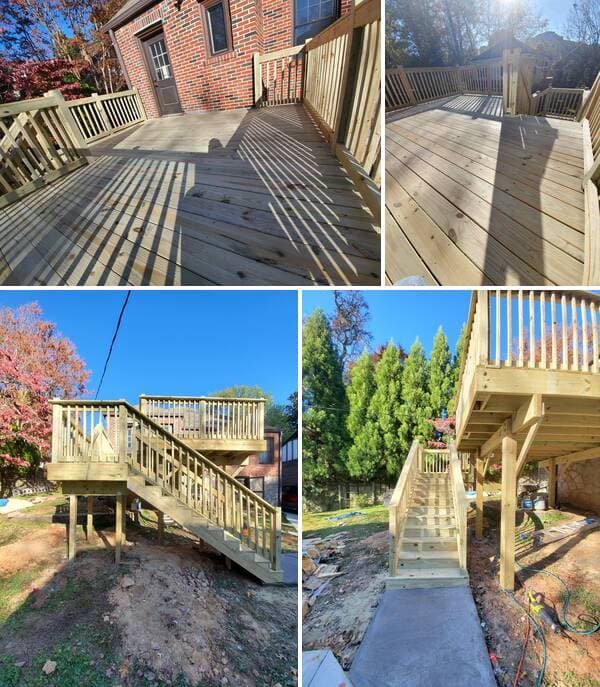 New Deck Construction in Atlanta, GA by Valen Properties